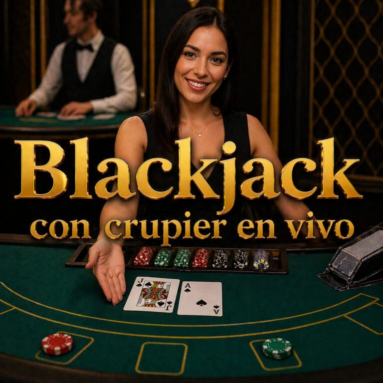 Blackjack con crupier en vivo